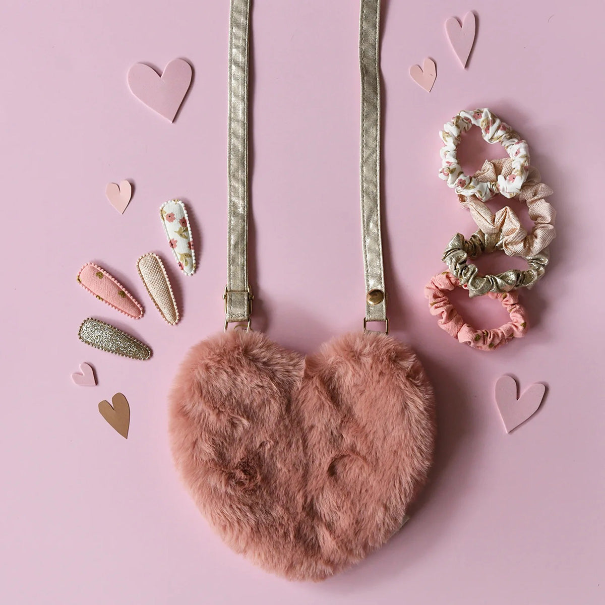 Rockahula Kids Fluffy Heart Bag