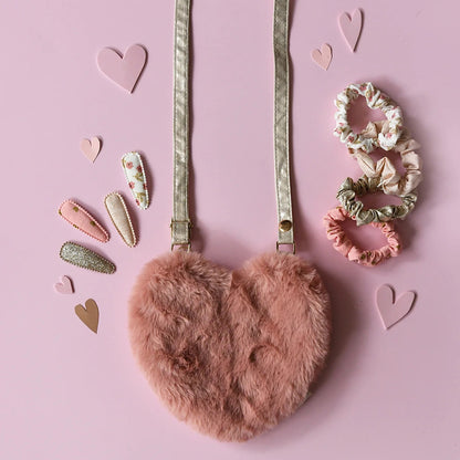 Rockahula Kids Fluffy Heart Bag