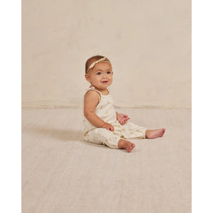 Quincy Mae Smocked Jumpsuit