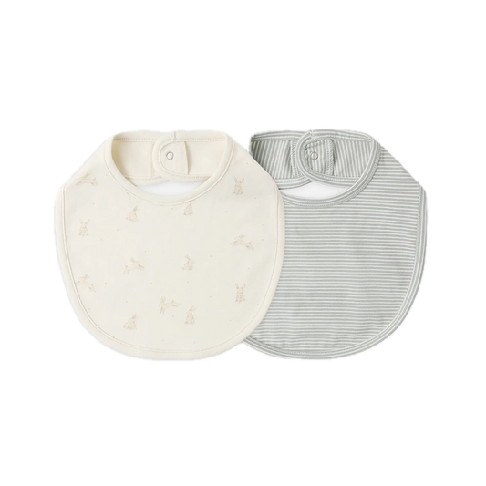 Quincy Mae Jersey Snap Bib