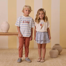 Load image into Gallery viewer, Rylee + Cru Relaxed Tee with tripes