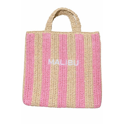 Malibu Sugar Raffia Beach Tote Bag