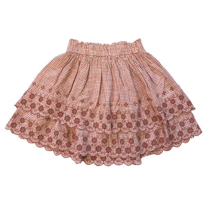 Rylee + Cru Rose Mini Skirt