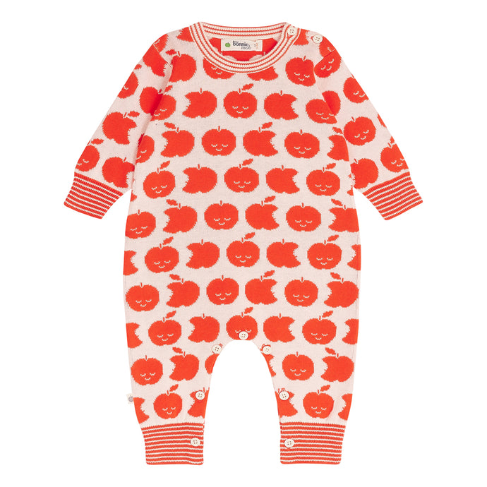 The Bonnie Mob Skittle Apple Knit Playsuit