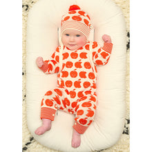 Load image into Gallery viewer, The Bonnie Mob Skittle Apple Knit Playsuit for babies