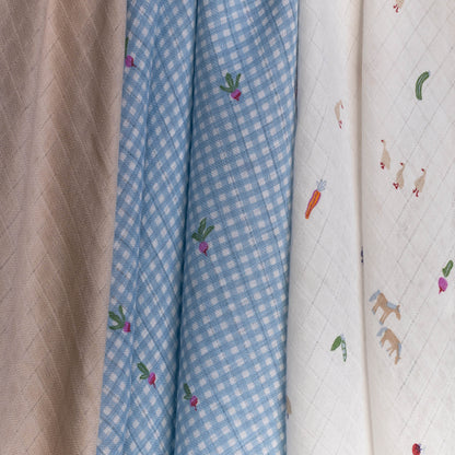 Avery Row Organic Baby Muslin Square Set