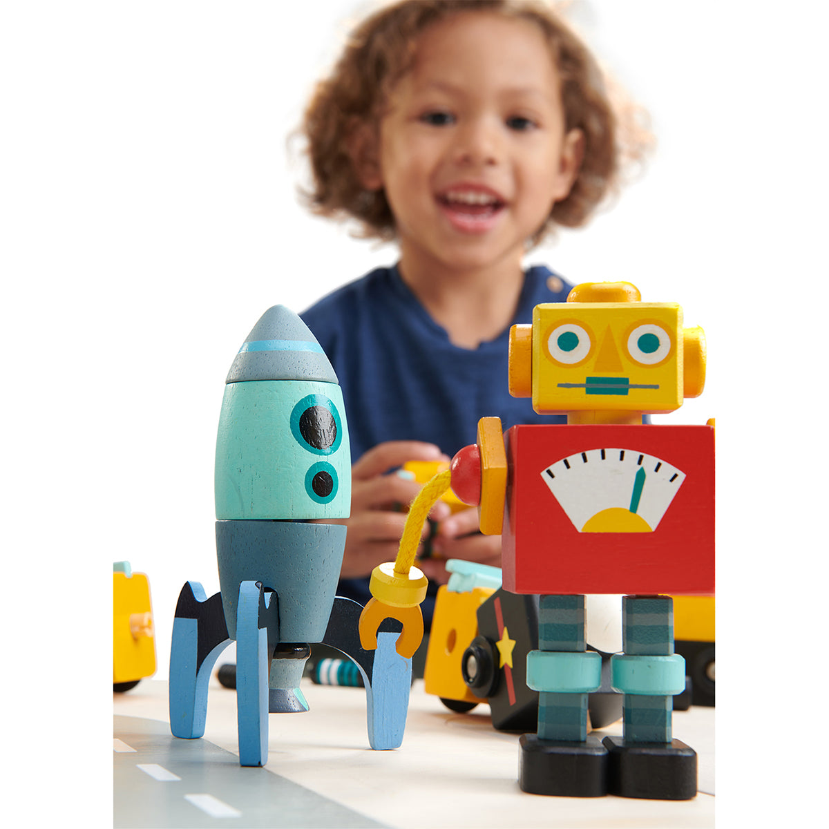 Tender Leaf Toys Space Race indoor play