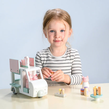 Tender Leaf Toys Kitty's Milkshake Van