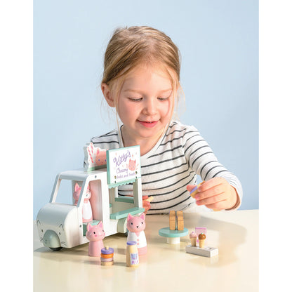 Tender Leaf Toys Kitty's Milkshake Van