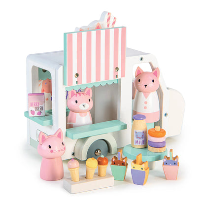 Tender Leaf Toys Kitty's Milkshake Van