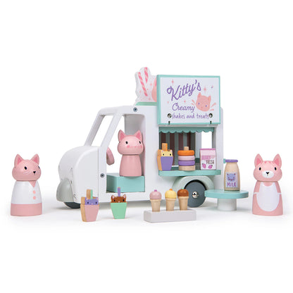 Tender Leaf Toys Kitty's Milkshake Van