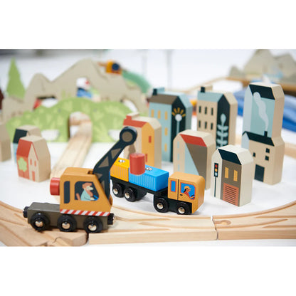 Tender Leaf Toys Mountain View Train Set