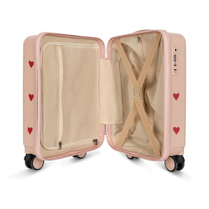 Konges Sløjd Travel Suitcase with hearts