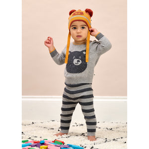 The Bonnie Mob Twister Ribbed Leggings for toddlers