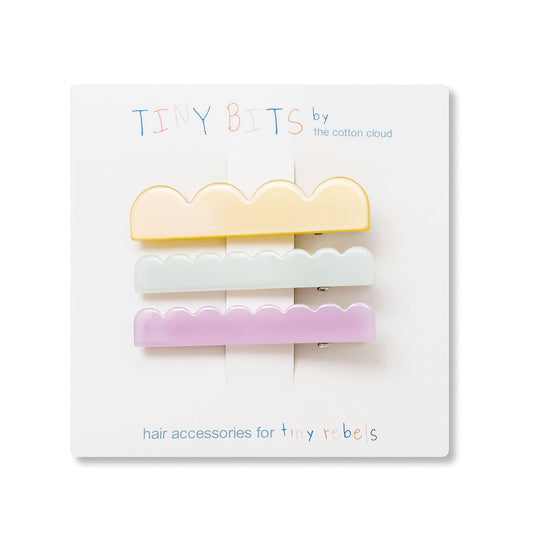 The Cotton Cloud Barrettes