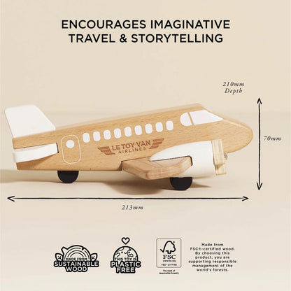 Le Toy Van Wooden Plane