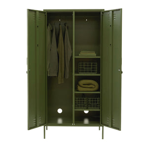 Mustard Made The Twinny Locker in Olive/Green