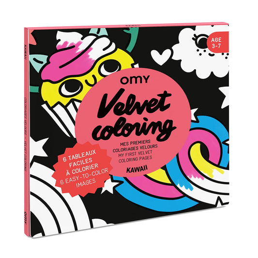 OMY Velvet Colouring - Kawaii