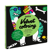 Load image into Gallery viewer, OMY Velvet Colouring - Dino