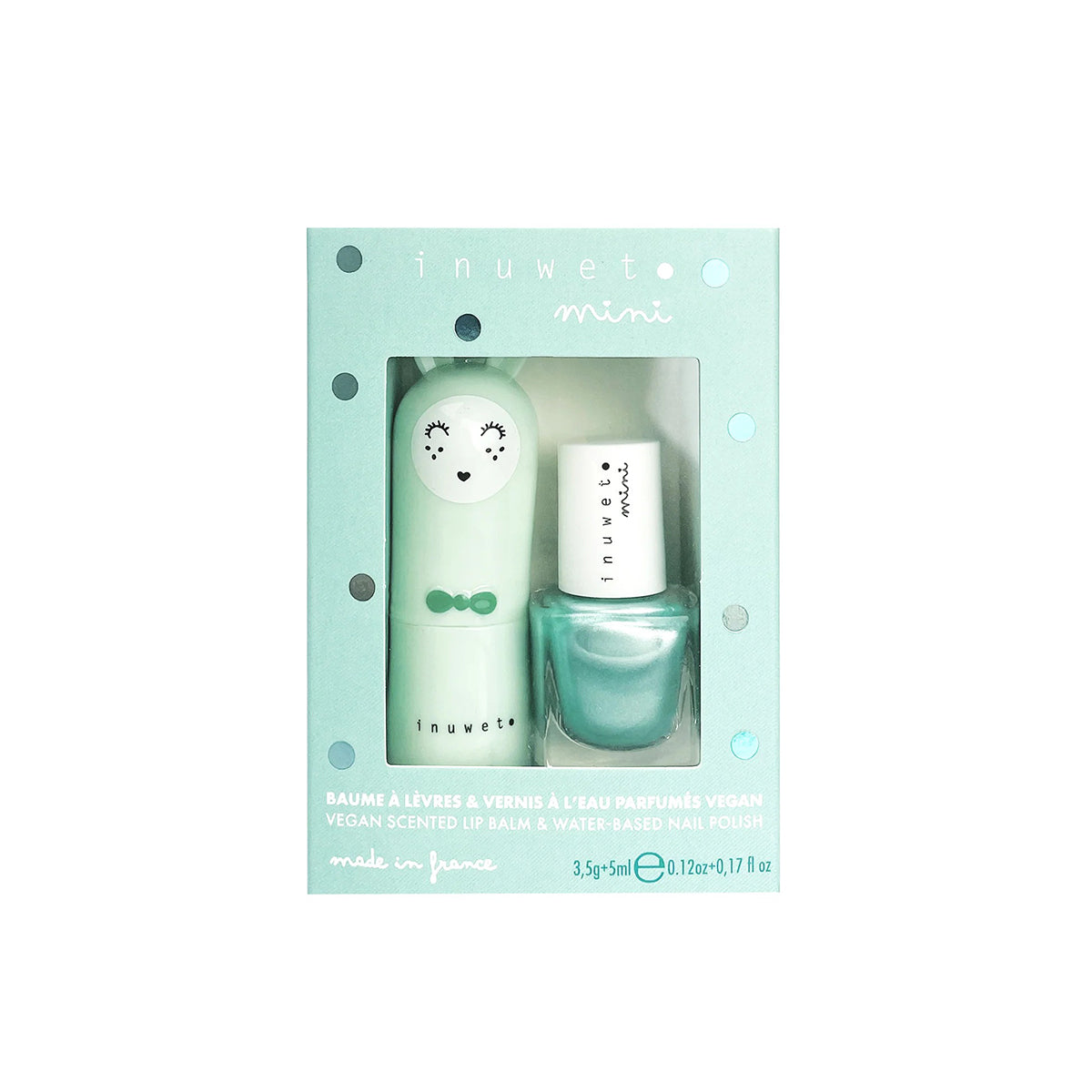 Inuwet Duo Lip Balm and Nail Polish Set