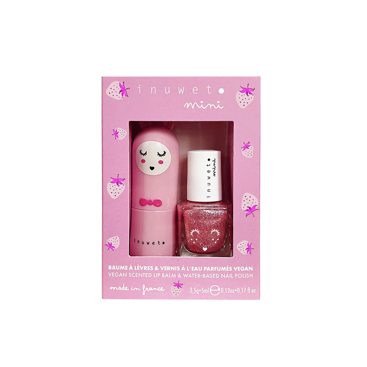 Inuwet Duo Lip Balm and Nail Polish Set