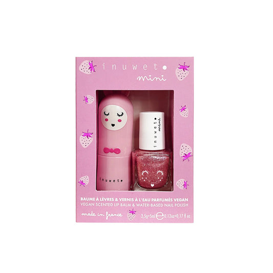Inuwet Duo Lip Balm and Nail Polish Set