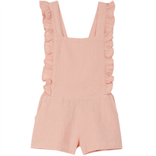 Load image into Gallery viewer, Emile et Ida Pink Linen Dungaree