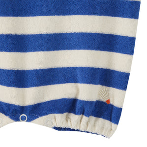 Emile et Ida Stripes Terrycloth Overall for babies