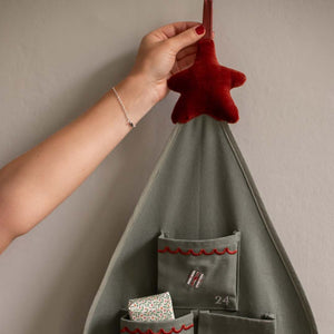 Avery Row Advent Calendar - Festive Forest with velvet star