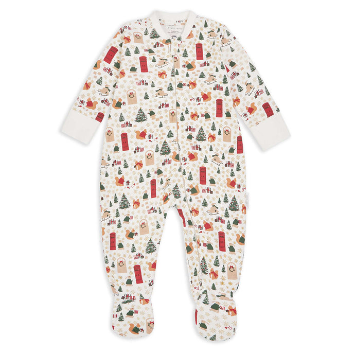 Avery Row Baby Christmas Sleepsuit