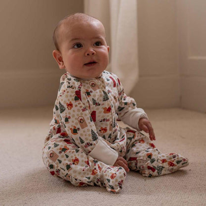 Avery Row  Christmas Sleepsuit