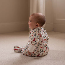 Load image into Gallery viewer, Avery Row Baby Christmas Sleepsuit