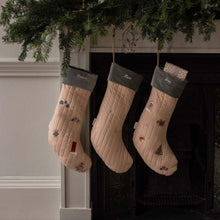 Load image into Gallery viewer, Avery Row Christmas Stocking - Festive Forest Bunny for kids/children