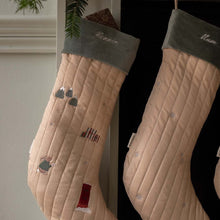 Load image into Gallery viewer, Avery Row Christmas Stocking - Festive Forest Bunny for boys/girls