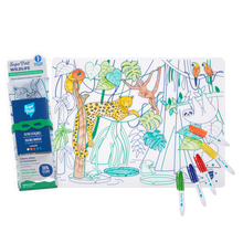 Load image into Gallery viewer, Super Petit Playmat - Amazon Rainforest to colour in