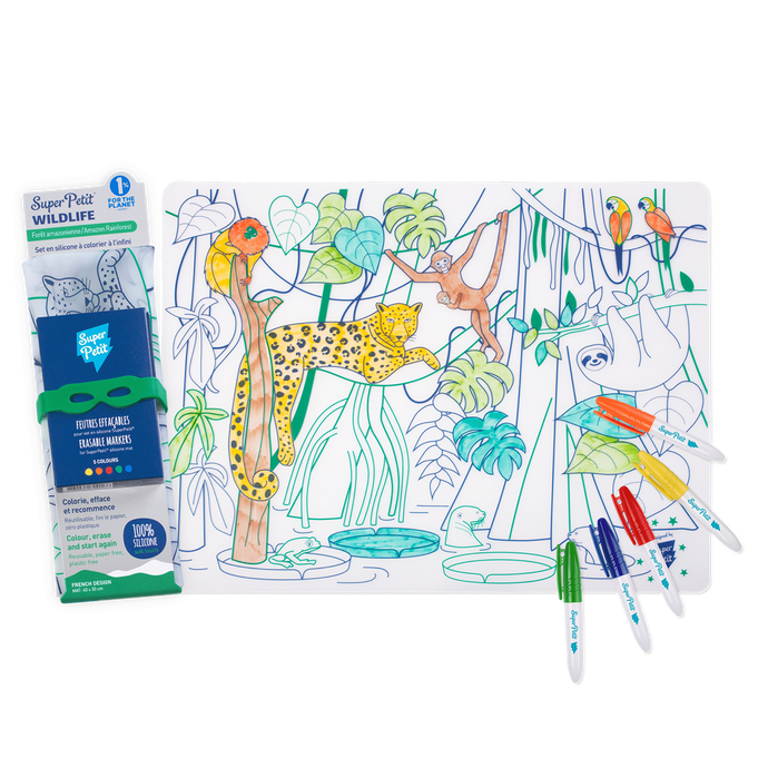 Super Petit Playmat - Amazon Rainforest to colour in