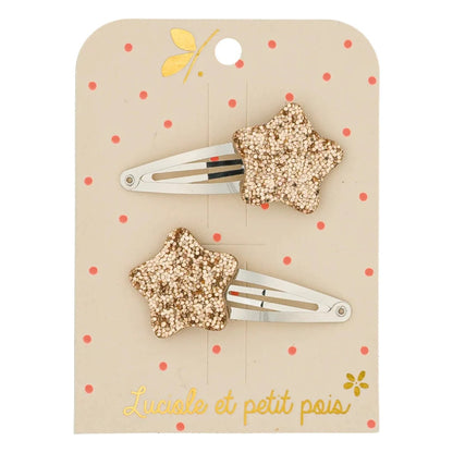 Luciole et Petit Pois Bubble Star Clips