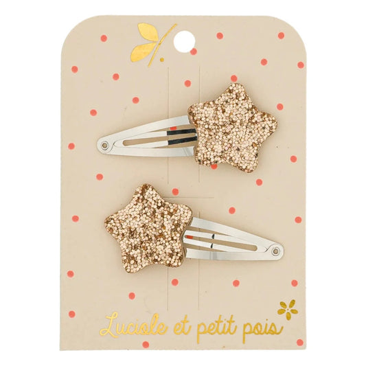 Luciole et Petit Pois Bubble Star Clips