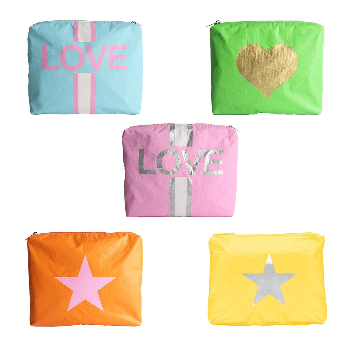 Malibu Sugar Tyvek Pouch with zip