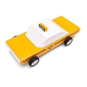 Candylab Yellow Taxi Cab wooden toys