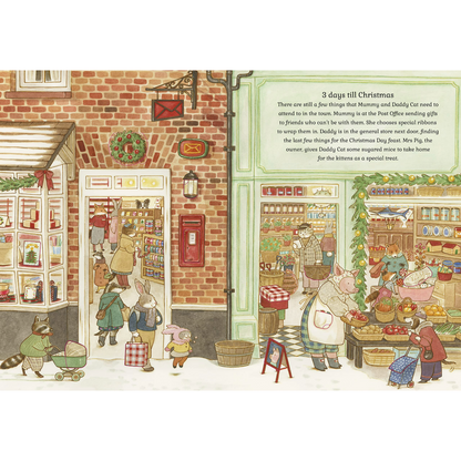 Cat Family Christmas: Lift The Flap Advent Book