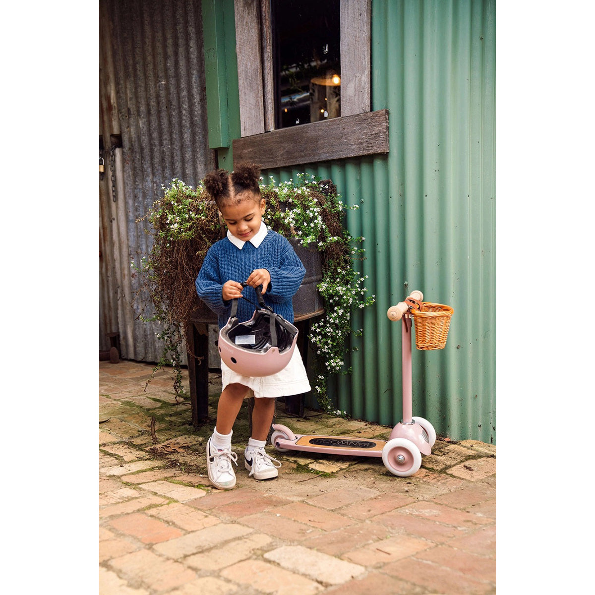 Banwood 3-WHEEL Scooter Vintage - Dusty Pink