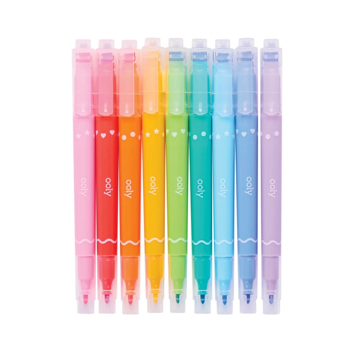 OOLY Confetti Stamp Double-Ended Markers