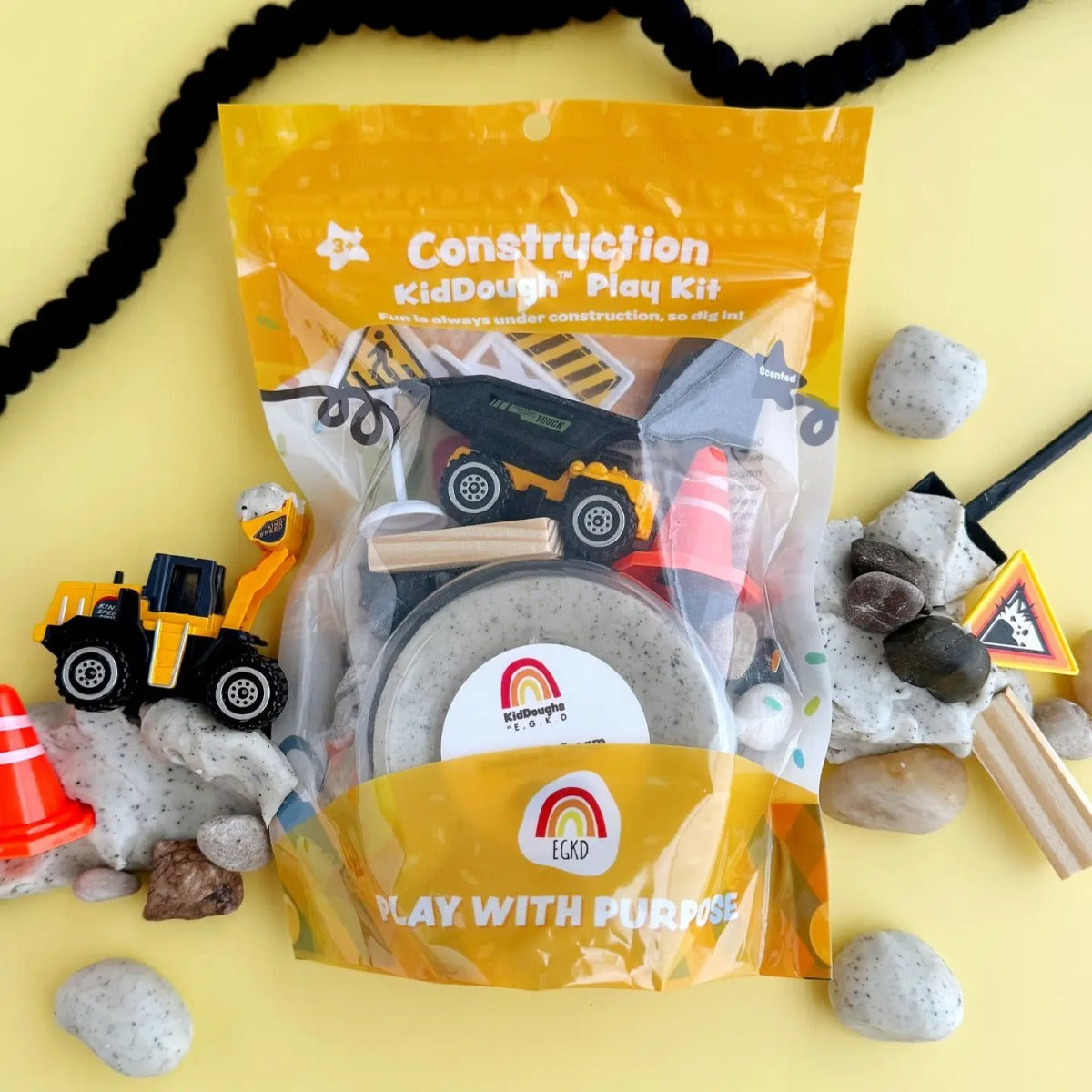 Construction KidDough  Play Kit