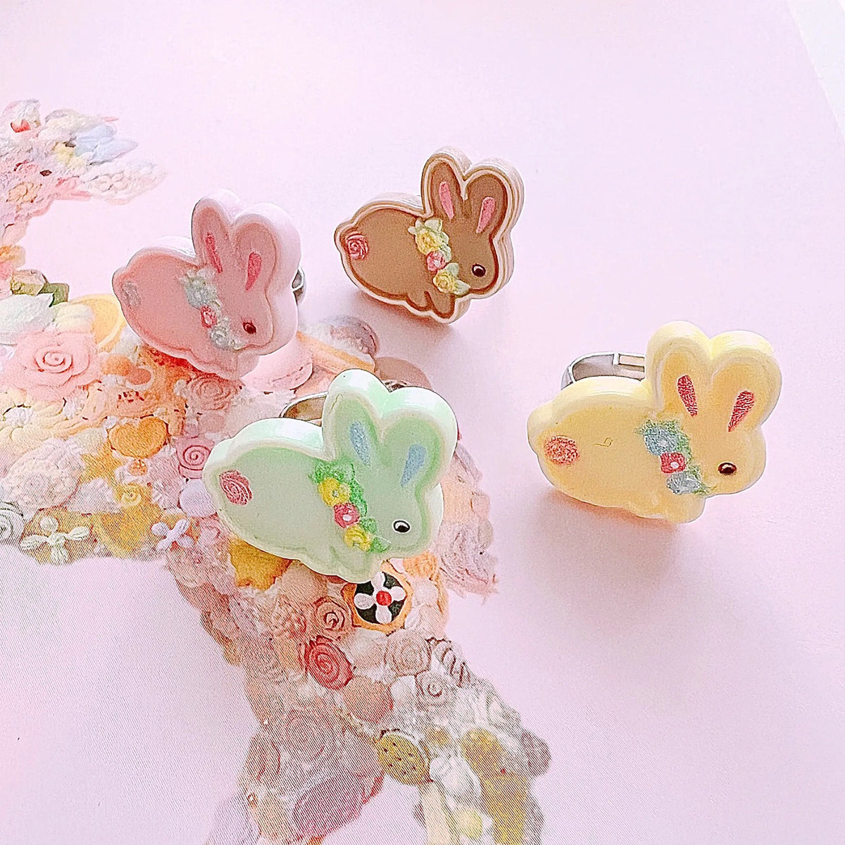 Pop Cutie Bunny Cookie Ring