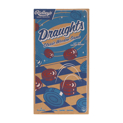 Draughts Classic Wooden Game