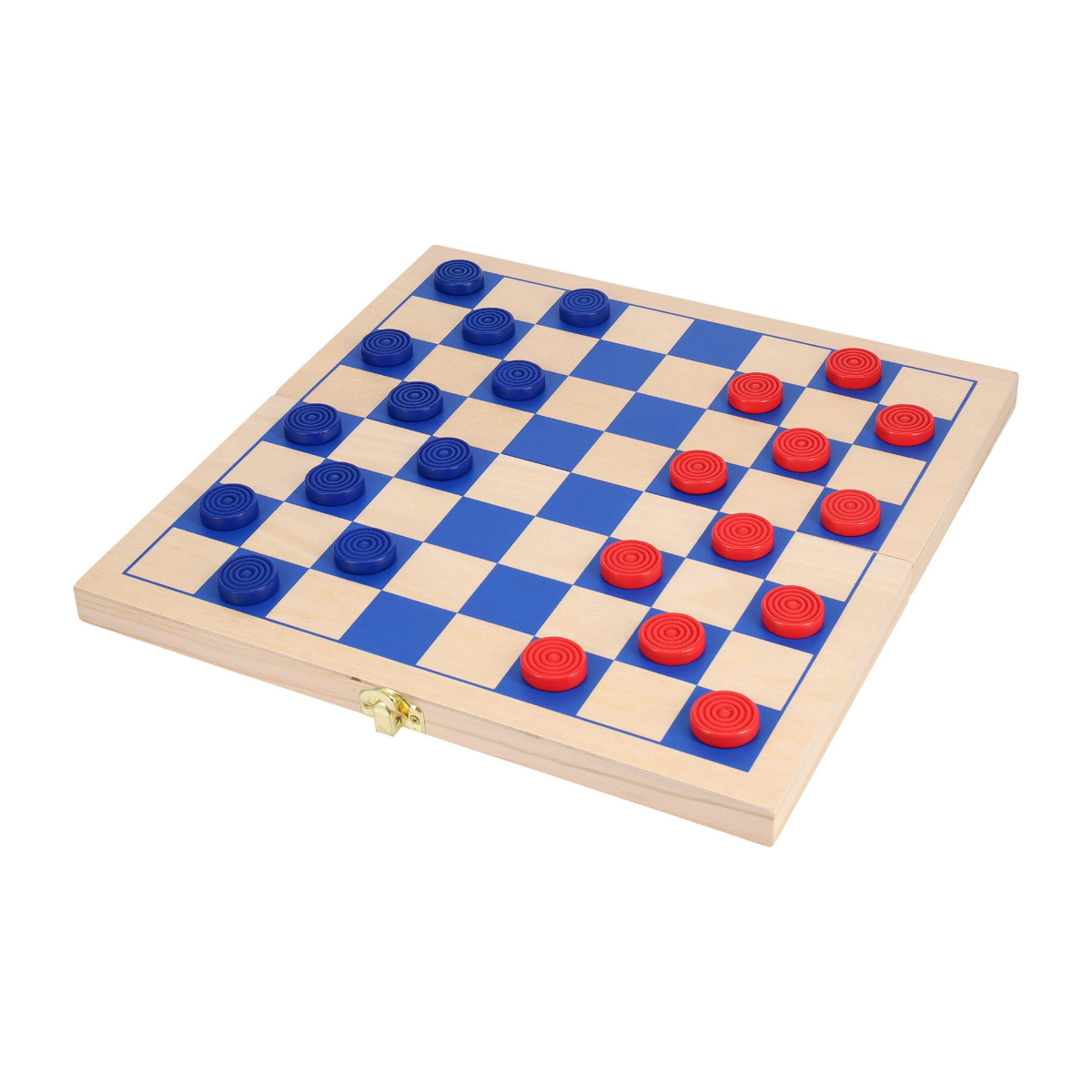 Draughts Classic Wooden Game