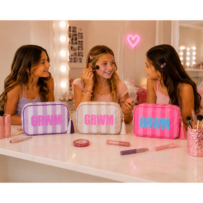 Malibu Sugar Cabana Striped Pouch
