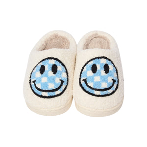 Malibu Sugar Check Smiley Slippers