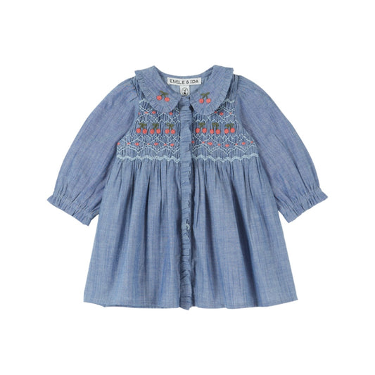 Emile et Ida Baby Smocked Dress
